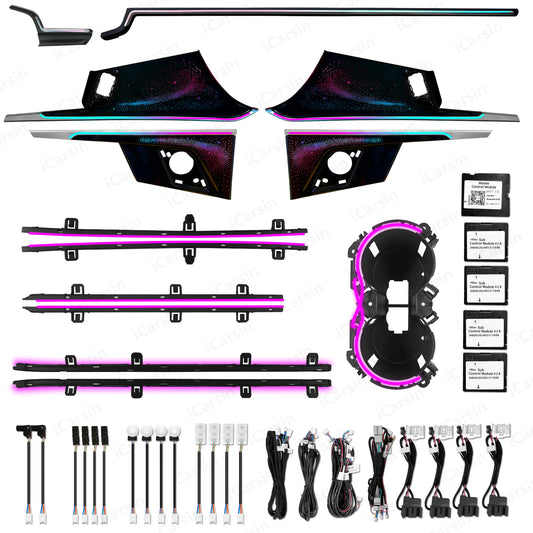 For Audi A4 A5 B9 2017-2024 Dynamic Colors Ambient Interior