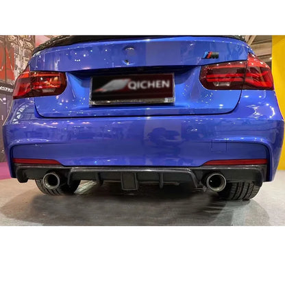 For BMW 3 Series F30 F35 320I 330I Carbon Fiber Back Lip Rear