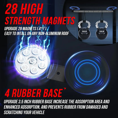 34inch Emergency Rooftop Strobe Bar Flashing Safety Traffic