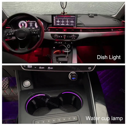 For Audi A4 A5 S4 S5 Ambient B9 2016-2023 30-color Mmi Air Vent