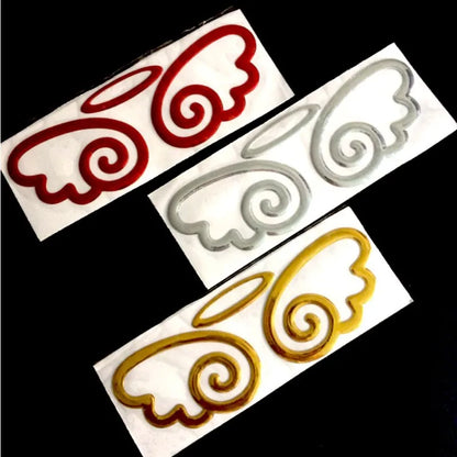 1PC 3D Angel Wings Pvc Sticker Decal Rear Body