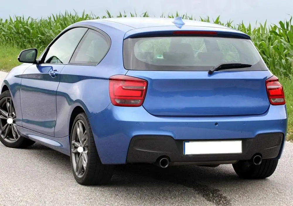 For BMW 1 Series F20 M Rear Bumper Lip Diffuser Gloss Black