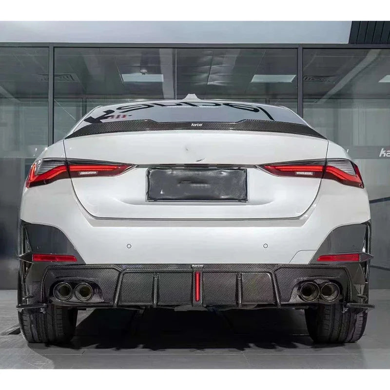 For BMW 4 Series G26 430 425 Carbon Fiber Back Lip Rear Bumper