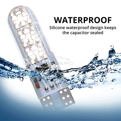 For Door Reading Dome Interior Lighting 2X T10 W5W 5050 6SMD RGB