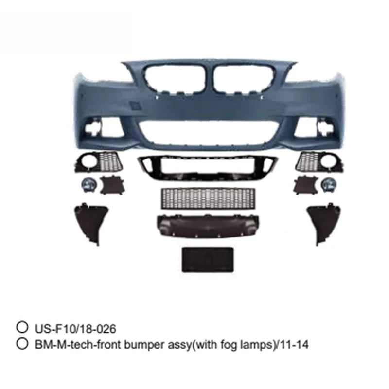 Body Kit Bumpers Parts Series F10 2010-2017 Rear Bumper