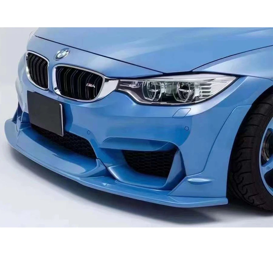 For BMW M3 F80 M4 F82 F83 Carbon Fiber Front Lip Bumper Diverter