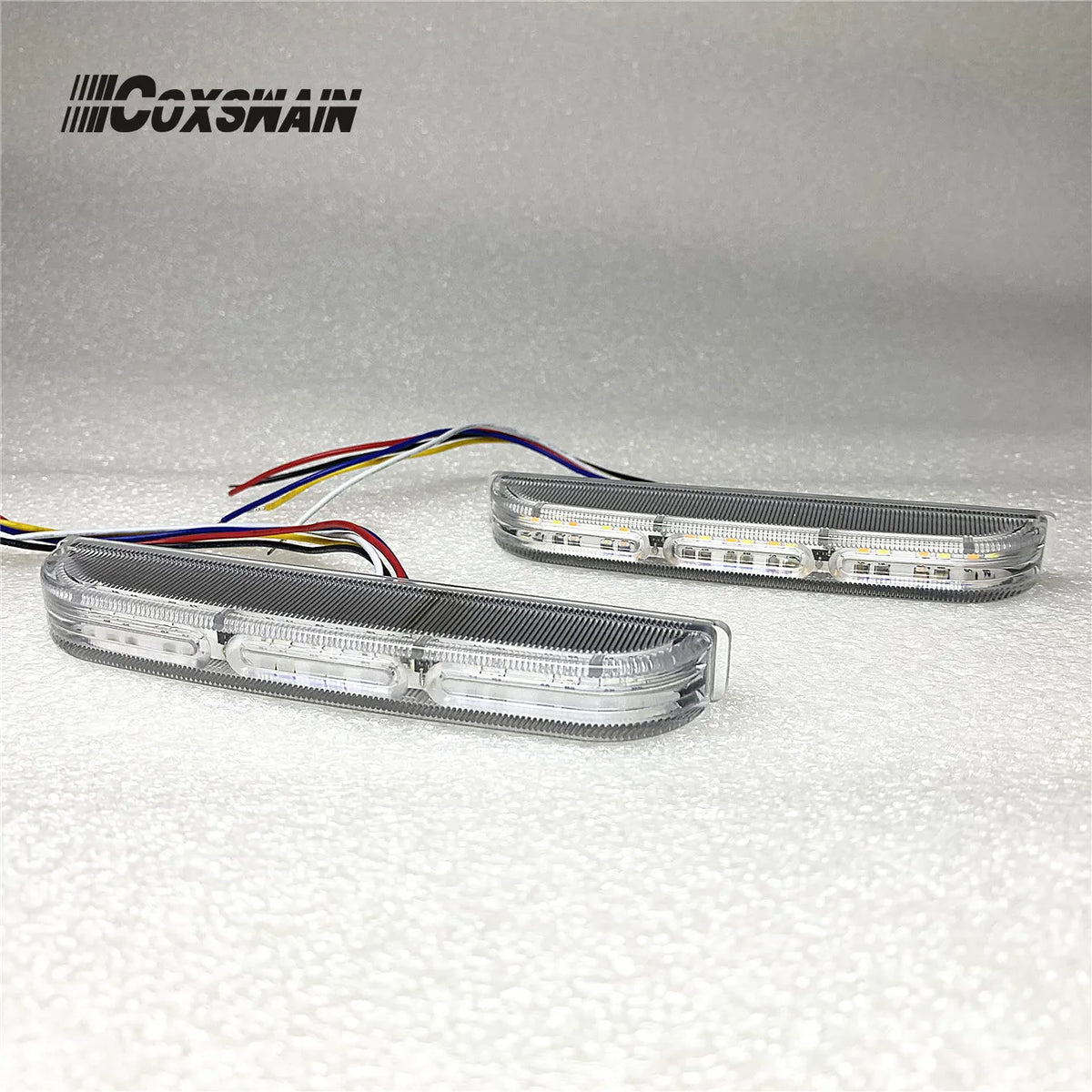 1PC Coxswain Dual Color Emergency Grill Strobe 3W Warning