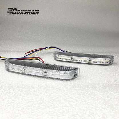 1PC Coxswain Dual Color Emergency Grill Strobe 3W Warning