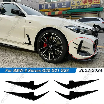 For BMW G20 G21 318I 320I Front Bumper Side Canards 330I M340I