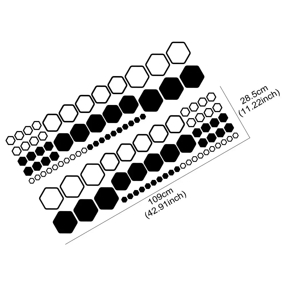 Honeycomb Hexagonal Combination Stickers Polygonal Waterproof