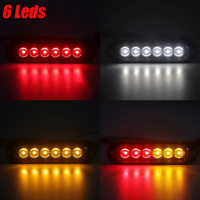 10PCS E8 Mark Side Marker Indicator Signal Truck Trailer