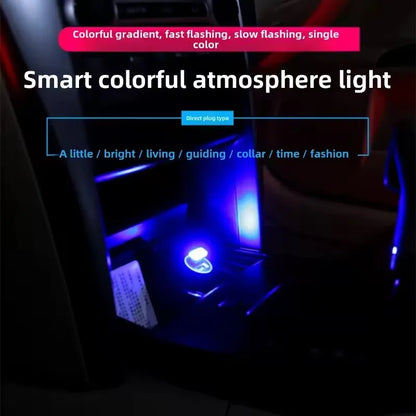 USB Interior Colorful Atmosphere Lighting Wiring Mounted Touch