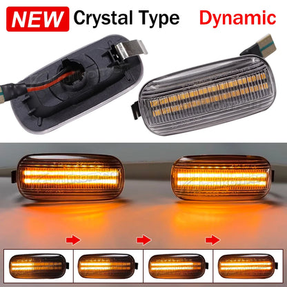 For Audi A3 S3 8P A4 Side Marker Dynamic Turn Signal Fender