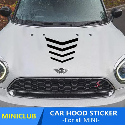 For MINI Cooper One S Jcw Hood Sticker F56 F55 F60 R56 R60 R61