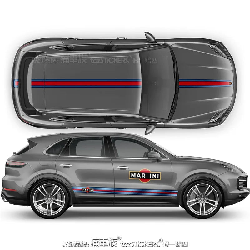 For Porsche Cayene Vinyl Sticker Customized Exterior Design