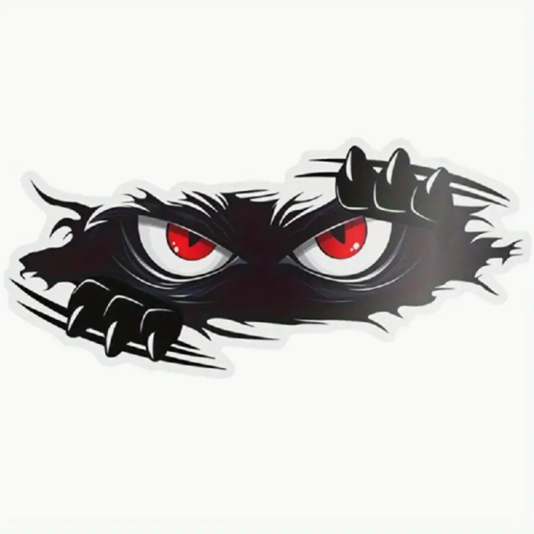 Angry Peep Monster Vinyl Decal Large Durable Cars Trucks