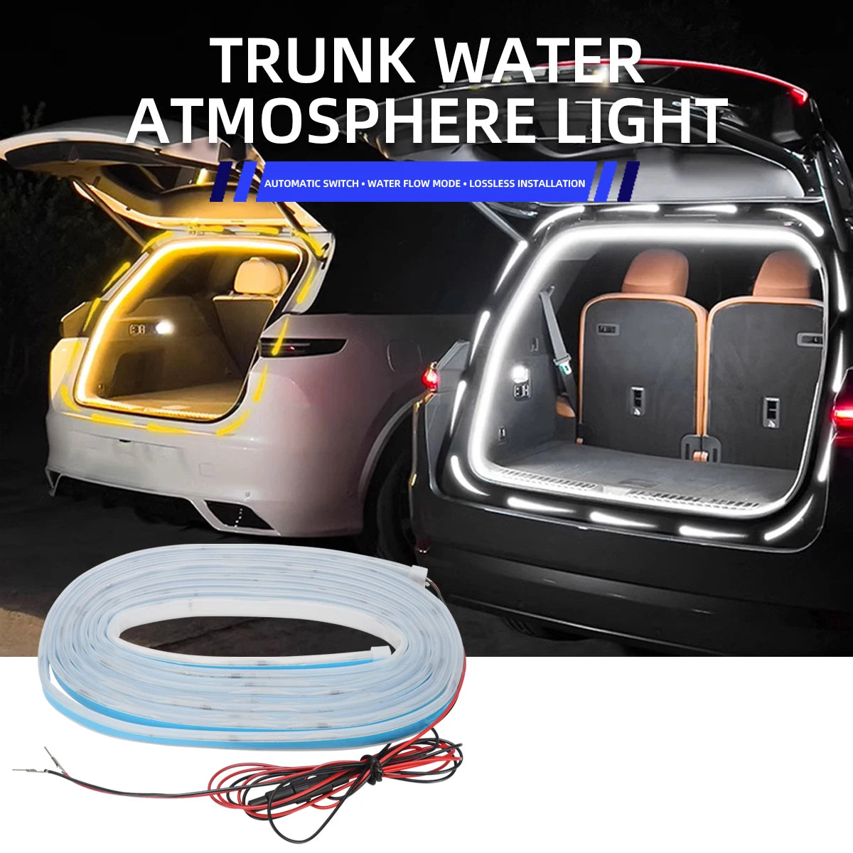 4M Brightness Trunk Lighting Ambient Interior Wiring Automatic