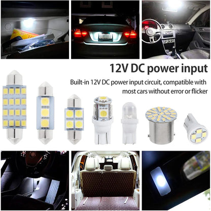 42PCS Interior T10 6000K Smd Replacement License Plate Reading