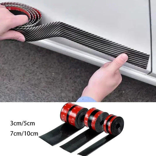 Nano Carbon Fiber Adhesive Tapes Paste Strip Door Sill