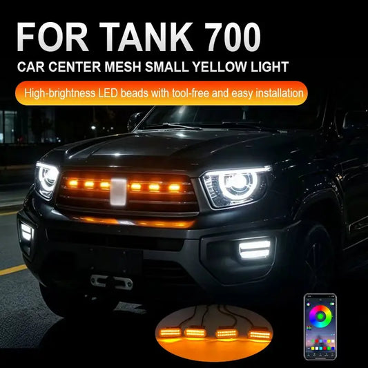 For Tank 700 Front Grille LED Flashing Warning Daytime Running