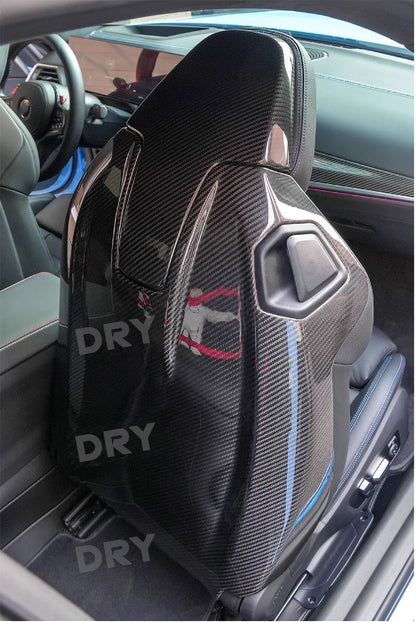 For BMW G80 G81 G82 G83 Dry Carbon Fiber SEAT Back Covers
