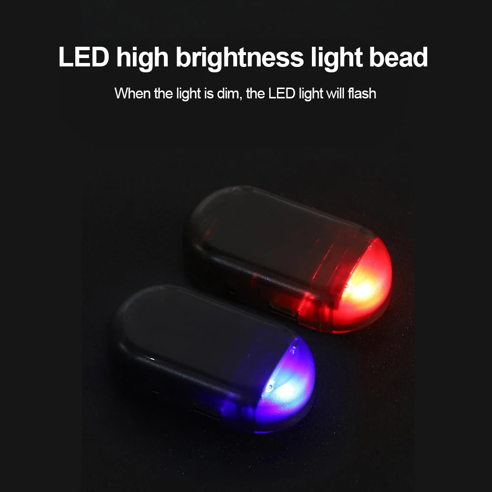 Kebidumei Fake Security Warning Alarm Solar Powered anti-theft