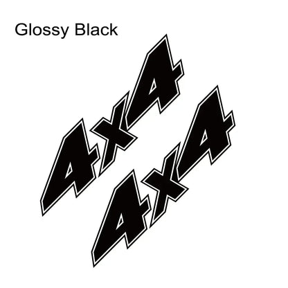 Sticker 2PCS Door Side Decal Pickup Rear 4X4 Vinyl