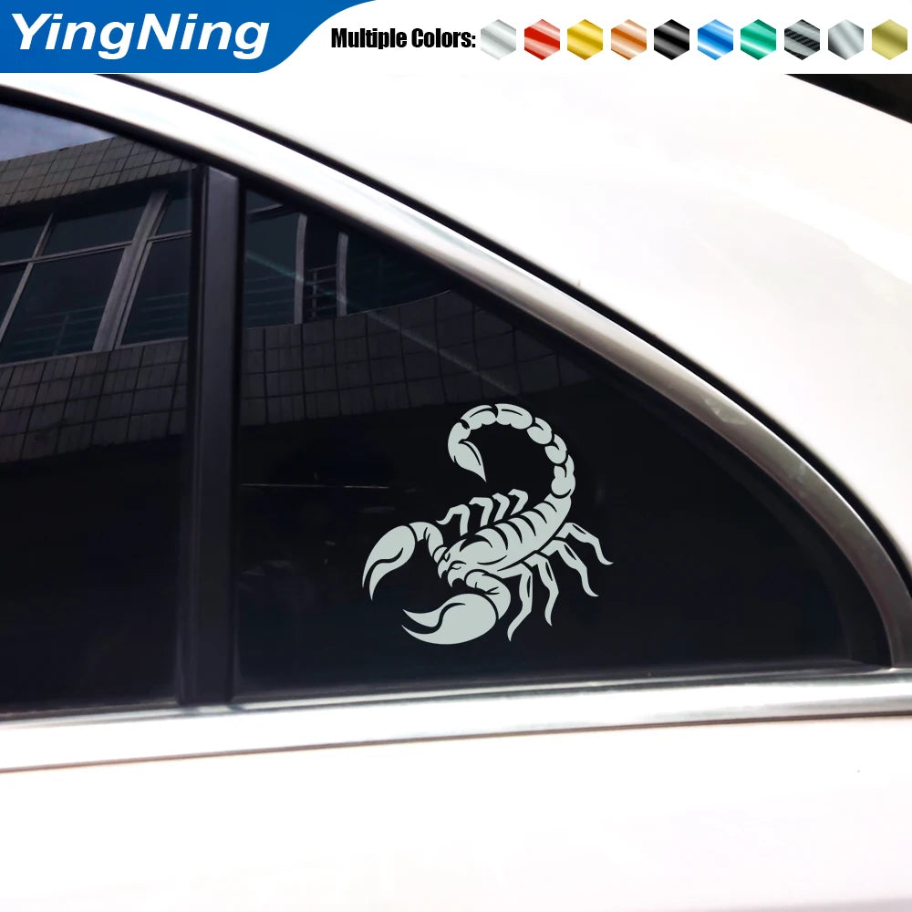 Cool Scorpion Animal Sticker 3D Reflective Decals Waterproof