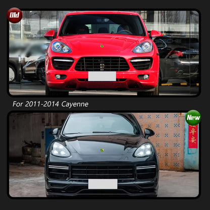 For Porsche Cayenne 958.1 Typy 2011-2014 958 Headlights Upgrade