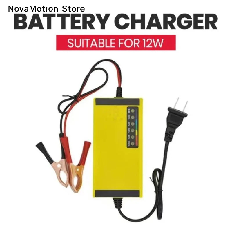 4ah-20ah 12V Battery Charger 220V Power Puls Repair Wet