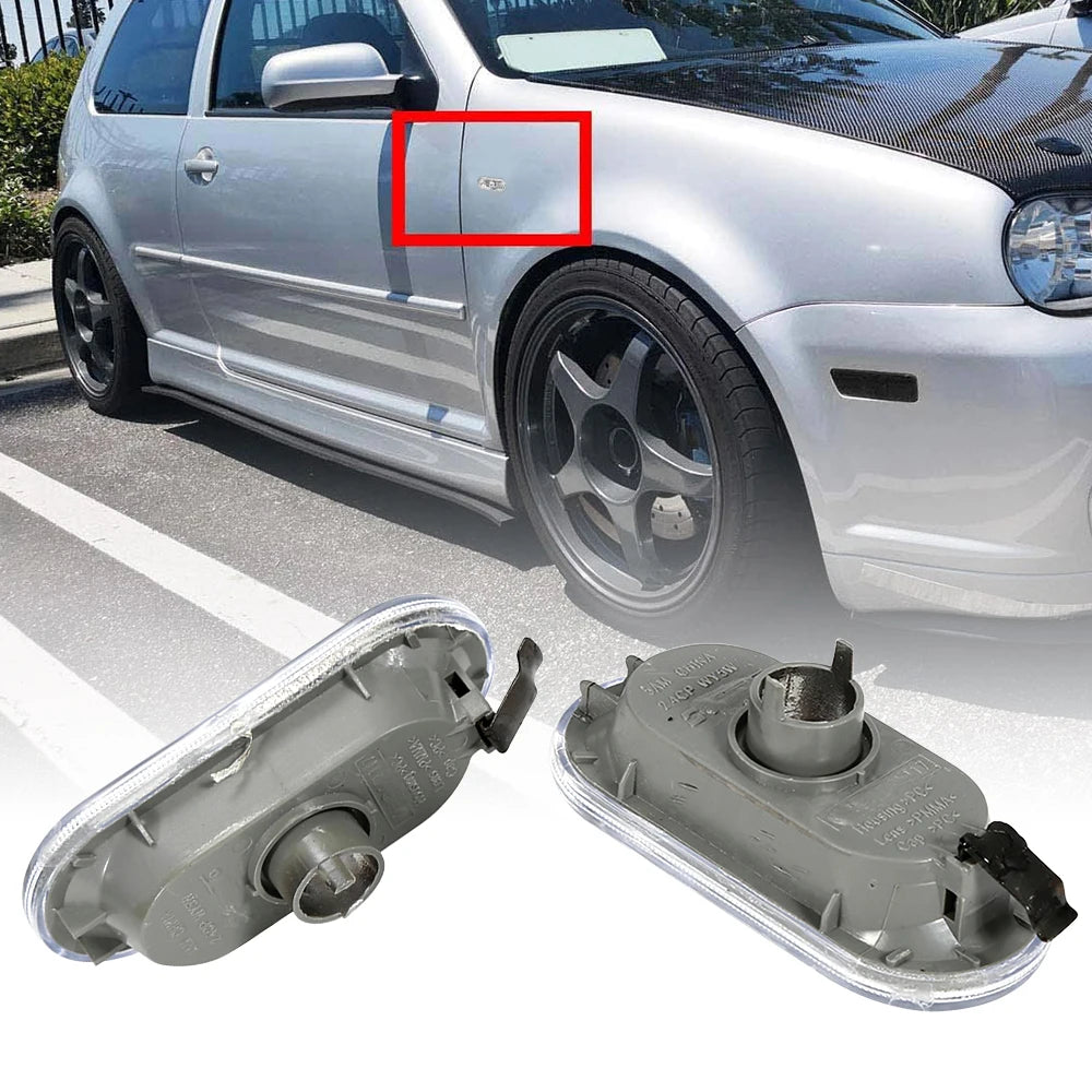 For Volkswagen Golf 4 MK4 Bora 2PCS Side Marker Turn Signal
