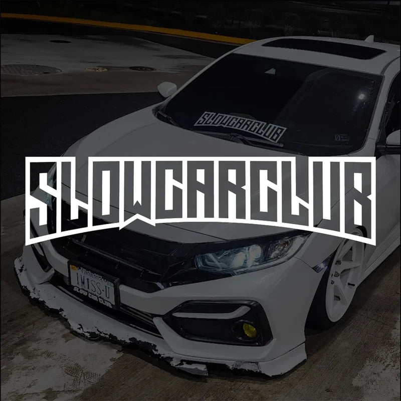 Jdm Decal Slow Club Creative Fashion Sticker Cars Trucks