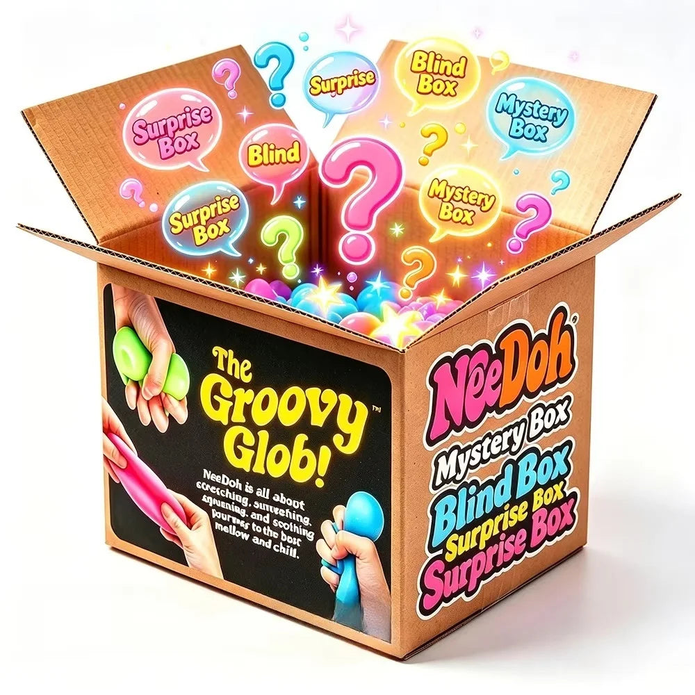 100 Pieces Needoh Squishy Figures Blind Box Surprise Toys