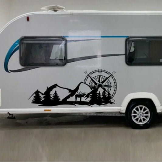 For Motorhome Horsebox Caravan Rv Camper Forest Mountain