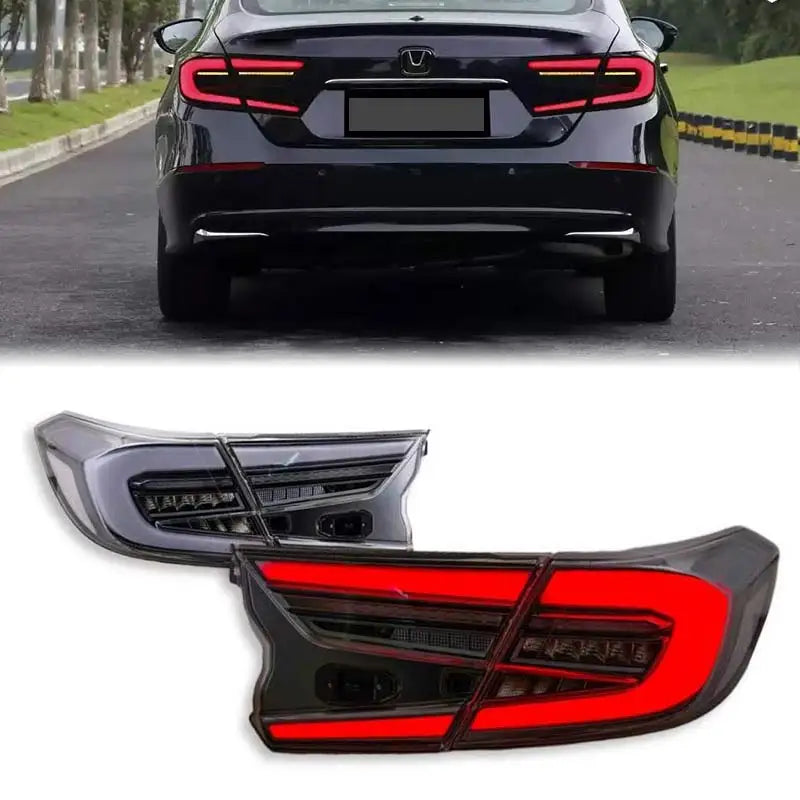 For Honda's Tenth Generation Accord LED Taillights Smoked