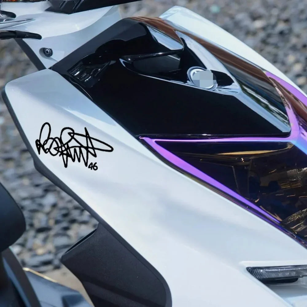 For Motorbike Fuel Tank Fairing Racing Signature Sticker