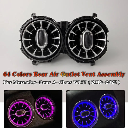 For Mercedes Benz A B Class Colors Ambient Luminous Turbine Air
