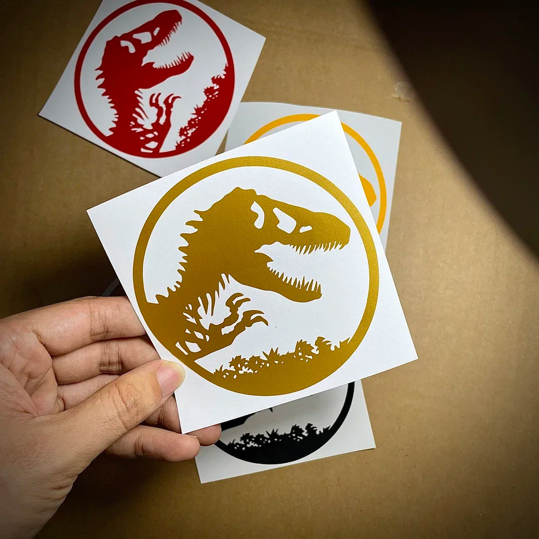 Dinosaur Era Pickup Vinyl Decal Personalized Side Window Body