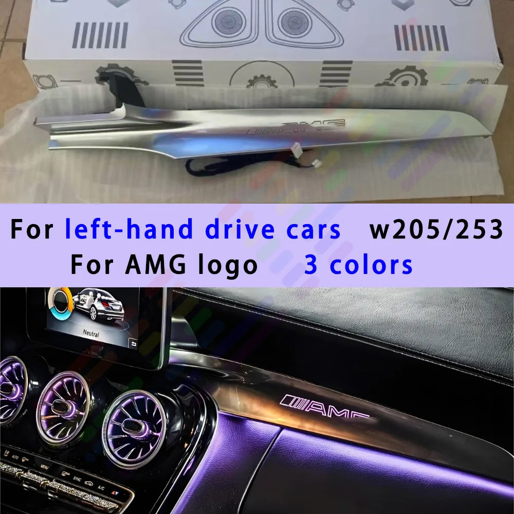 For Amg Logo 3 64 Colors Driver S SEAT Is On Left W205 X253 C