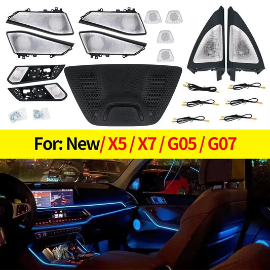 For BMW X5 X7 G05 G07 11colors Speaker Cover Ambient 2018-2024