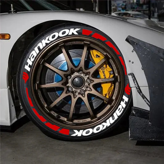 For 15''-24'' Waterproof Wheel Sticker Pvc Tire Lettering
