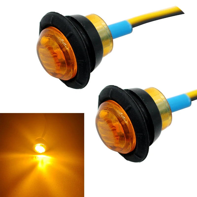 Mount Rear Side Marker Indicator Trucks Traile Cab Boats