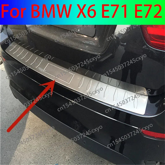 For BMW X6 E71 E72 2009 2010 2011 2012-2014 Stainless Steel Rear
