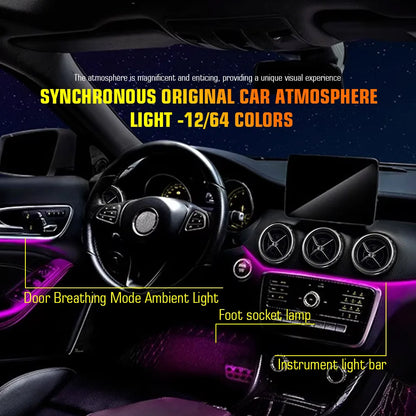 For Mercedes-Benz 12 64 Colors Ambient A Cla Gla W176 W117 X156