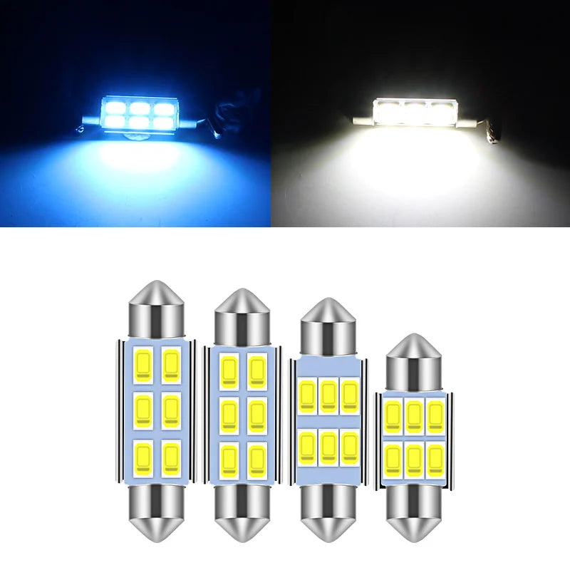 4PCS C5W Bulb Canbus Festoon C10W Dome Reading Interior