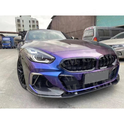For BMW Z4 G29 M Tech Carbon Fiber Front Bumper Lip Side