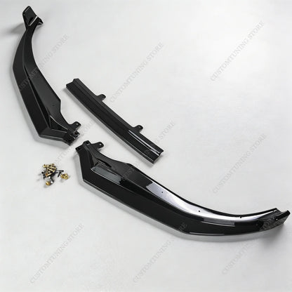 For BMW G22 G23 G24 G26 M Sport Mp Front Bumper Lip Splitter