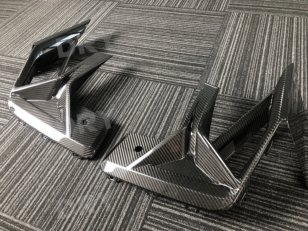 For BMW X3M F97 X4M F98 Dry Carbon Fiber Front Bumper Side Air