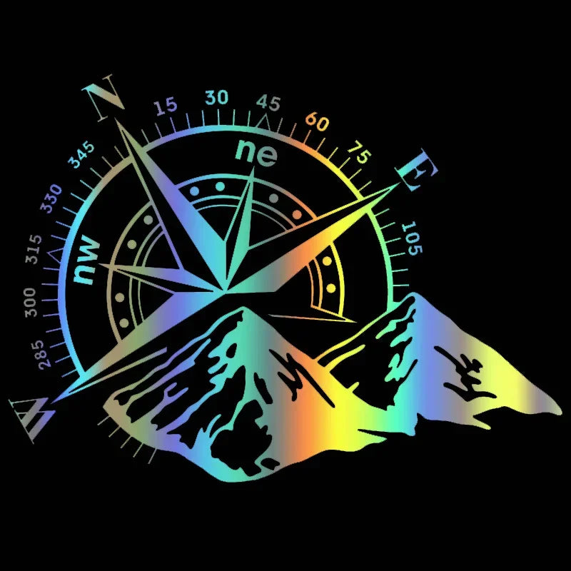 For Compass Wind Rose Waterproof Jp Exterior Die Cut Vinyl