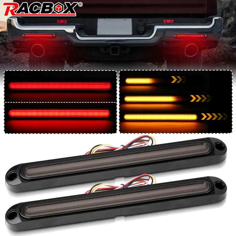For Trailers Rv Tow Boad Heavy Upgrade Tail Bar Brake Stop Drl